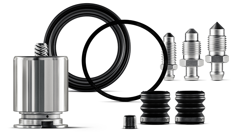 Kit de reparación con pistón y mecanismo