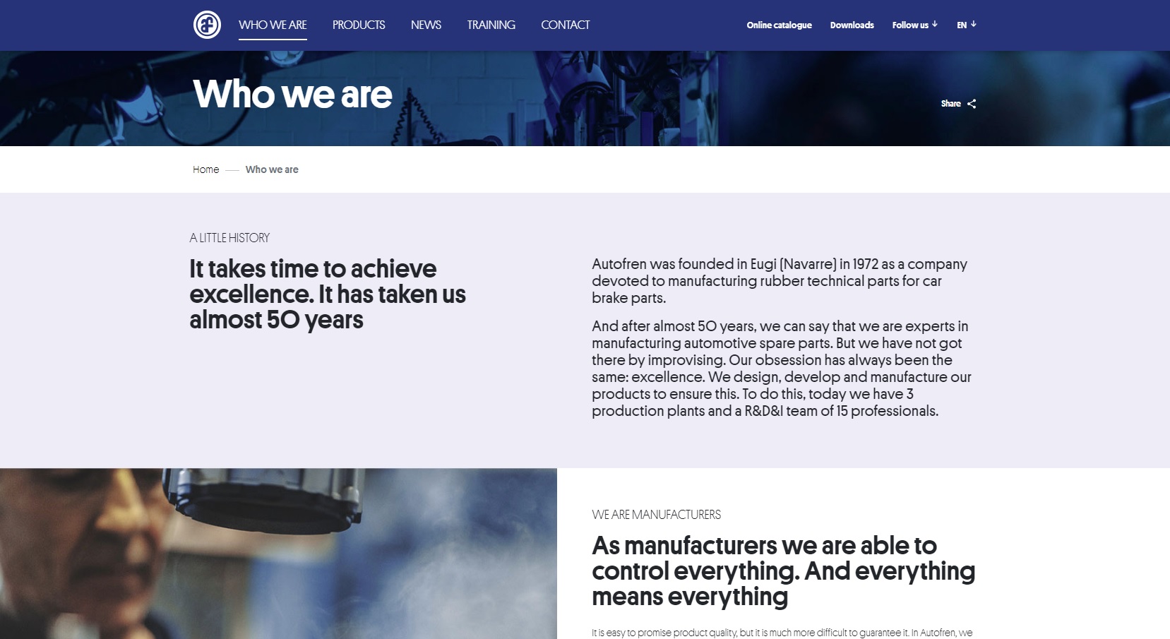 Captura de la web de Seinsa